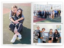 Выпускной альбом для 4 9 11 класса Бежевый Москва Санкт-Петербург заказать выпускной альбом